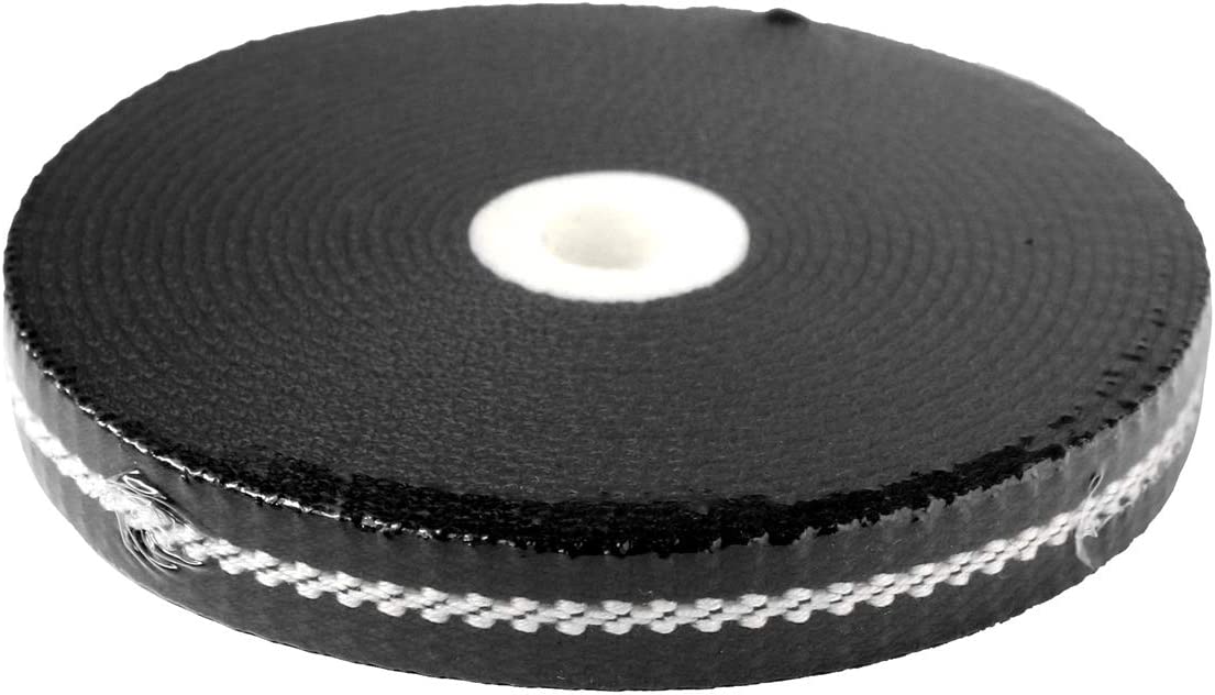 日本紐釦貿易 プレッピーテープ ライン入 ブラック 幅15mm 5m巻 PR1500-151 （ご注文単位1束）【直送品】