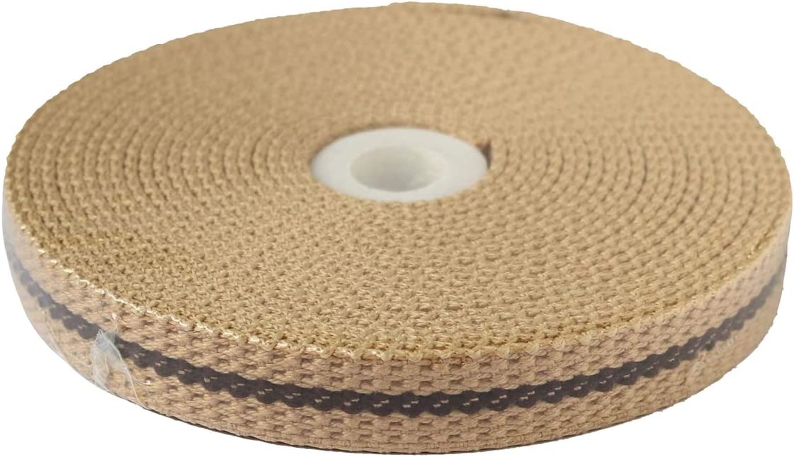 日本紐釦貿易 プレッピーテープ ライン入り ベージュ 幅15mm 5m巻 PR1500-155 （ご注文単位1束）【直送品】