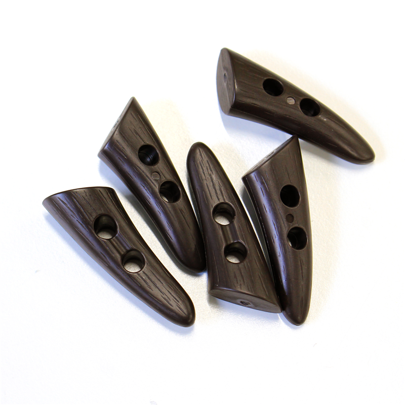 日本紐釦貿易(Nippon Chuko) ダッフルボタン 40mm 5個 茶 茶 WD12-40C 1袋（ご注文単位1袋）【直送品】