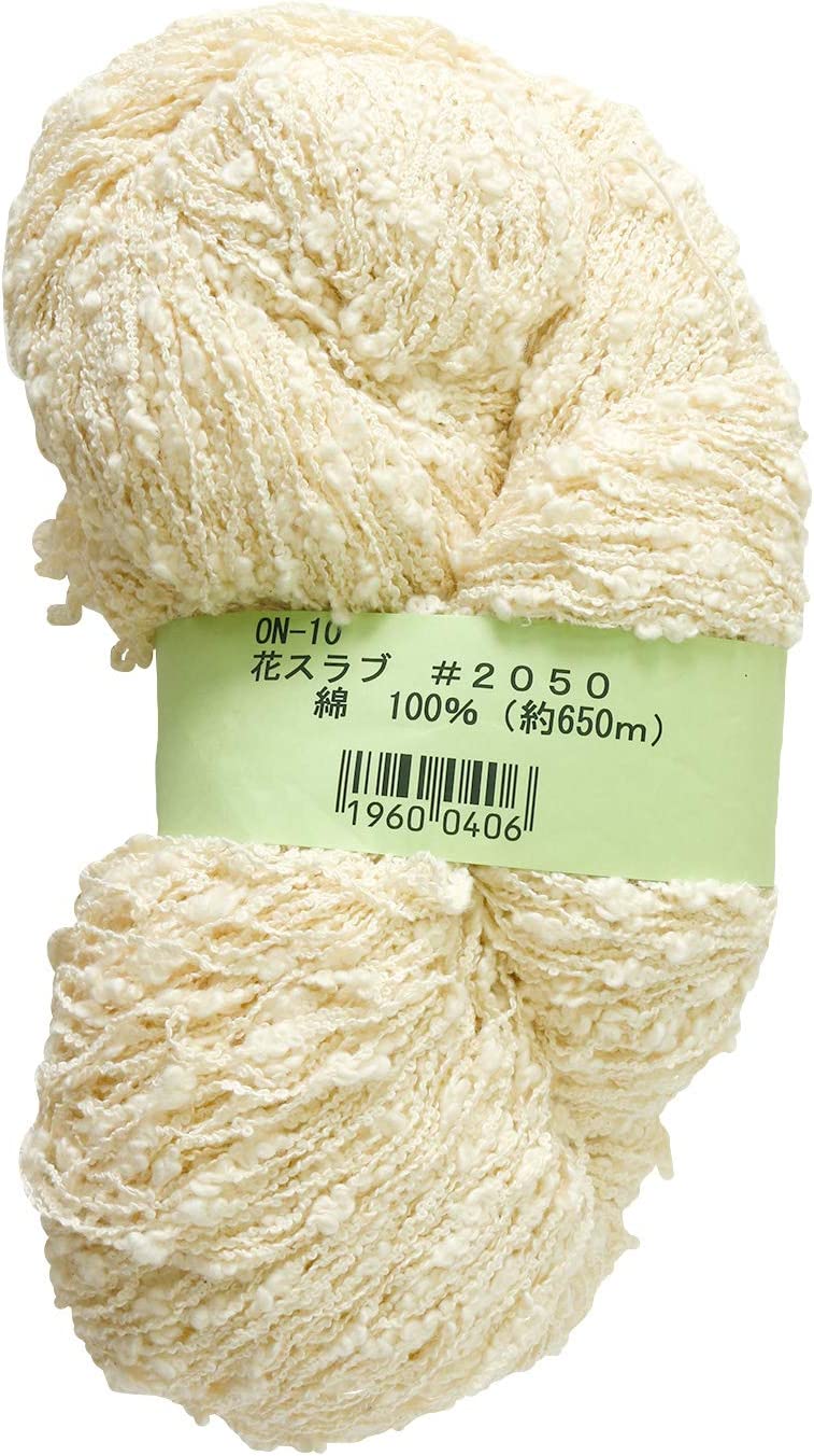 日本紐釦貿易 生川商店 織り糸・編み糸 花スラブ 径1mm×650m巻 ON10 (ご注文単位1巻)【直送品】