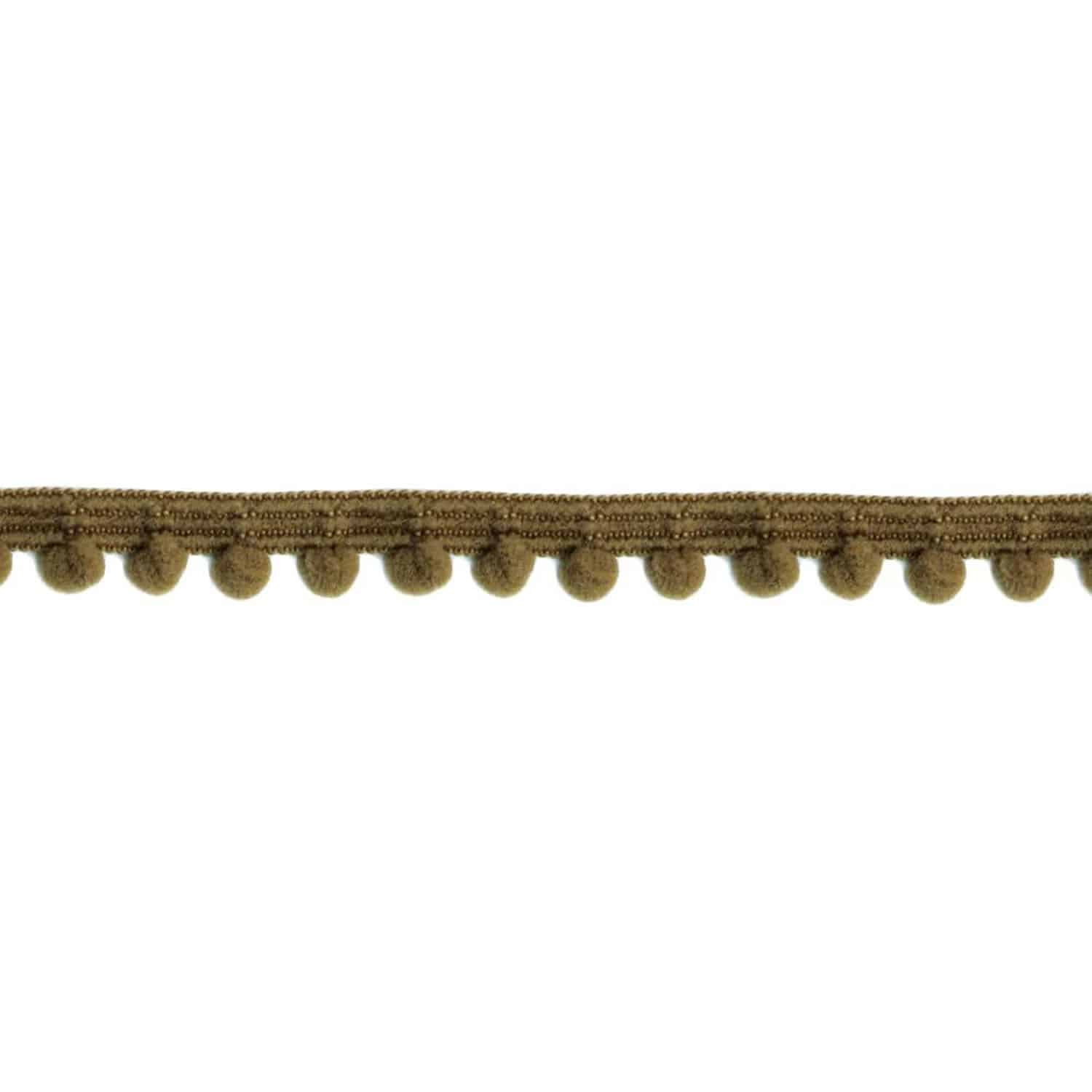 日本紐釦貿易 プチボンボンブレード モカ茶 12mm×5m巻 114-90-15 (ご注文単位1巻)【直送品】