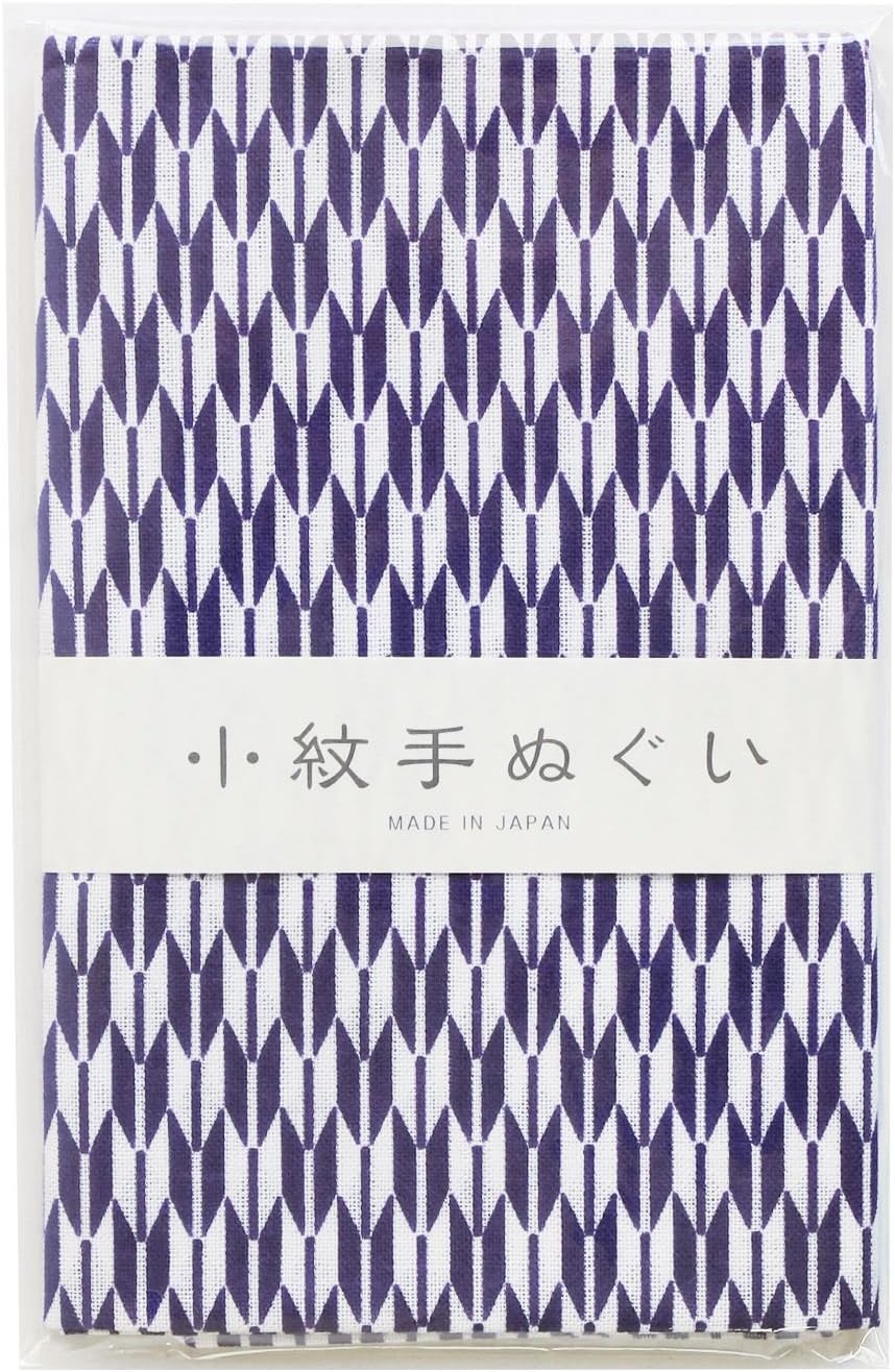 日本紐釦貿易 小紋手ぬぐい 矢羽 33×90cm MYM33468 (ご注文単位1枚)【直送品】