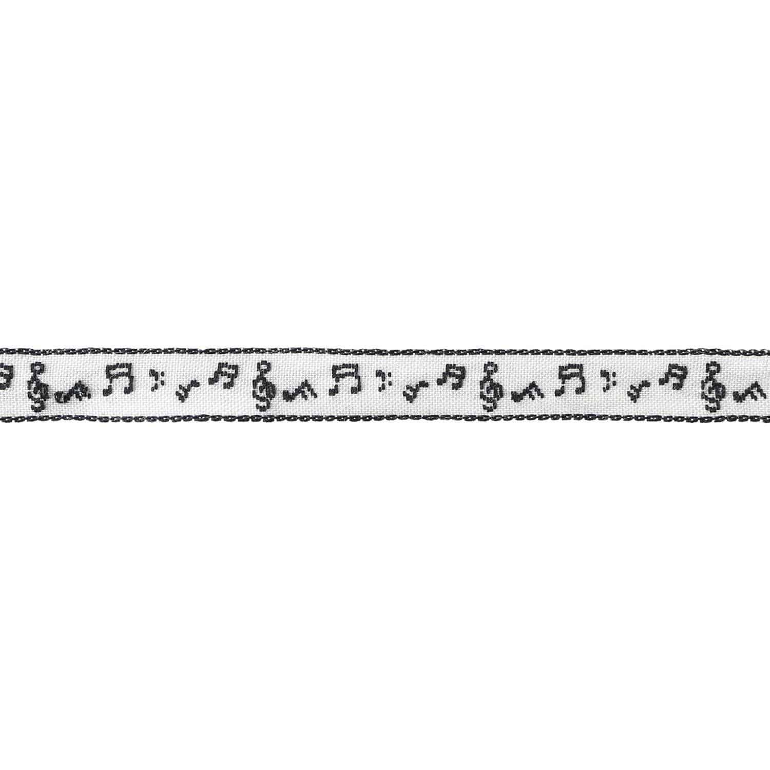 日本紐釦貿易 チロルテープ 音符 5m巻 巾約11mm DAI144-42-109-5M (ご注文単位1巻)【直送品】