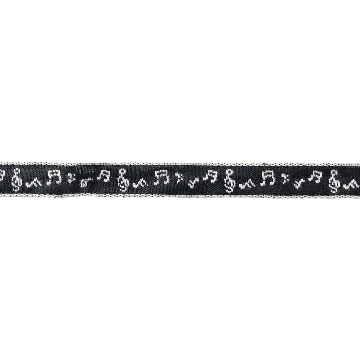 日本紐釦貿易 チロルテープ 音符 5m巻 巾約11mm DAI144-42-9-5M (ご注文単位1巻)【直送品】