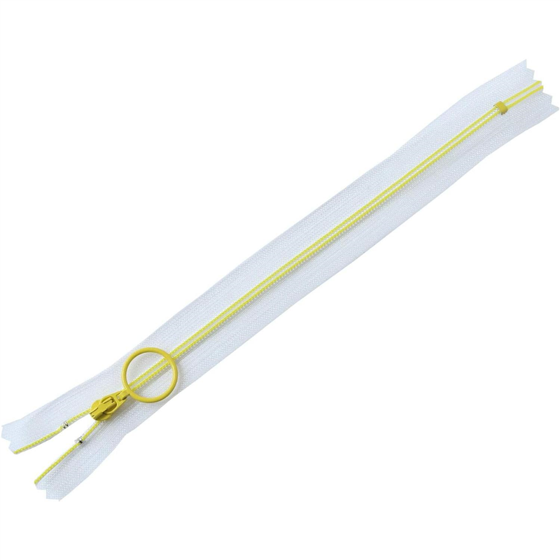 Y.K.K スケルトンファスナー20cm 5本入り 20cm イエロー SKF20-504 1袋(ご注文単位1袋)【直送品】