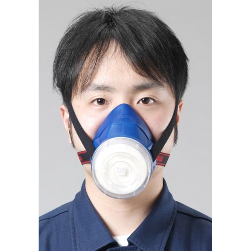 エスコ EA800MA-3 マスク(防塵・アスベスト対応/ネイビー) 1個（ご注文単位1個）【直送品】