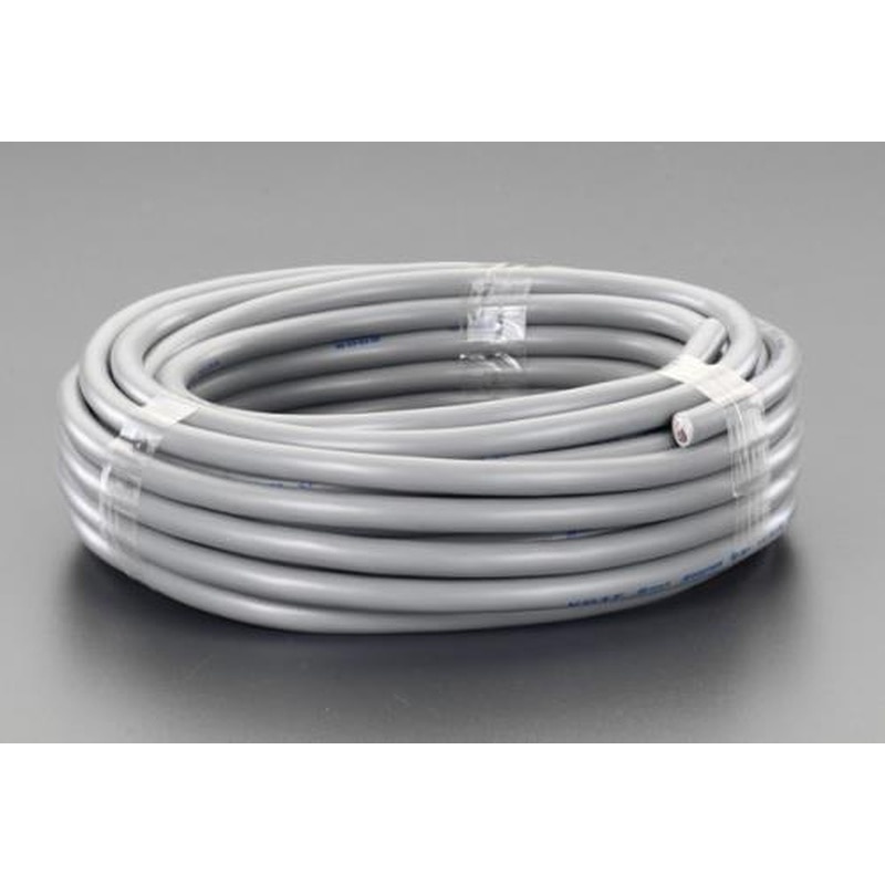 エスコ EA940AG-5 300V/12A/10mビニールキャブタイヤケーブル(黒) 1個（ご注文単位1個）【直送品】