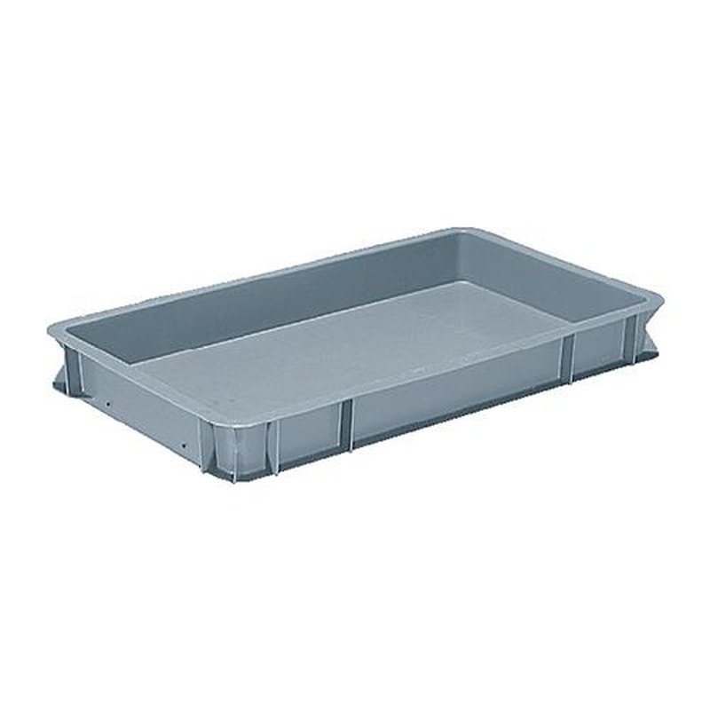 エスコ EA506AF-15 606x369x75mm/11.4Lコンテナ(グレー) 1個(ご注文単位1個)【直送品】