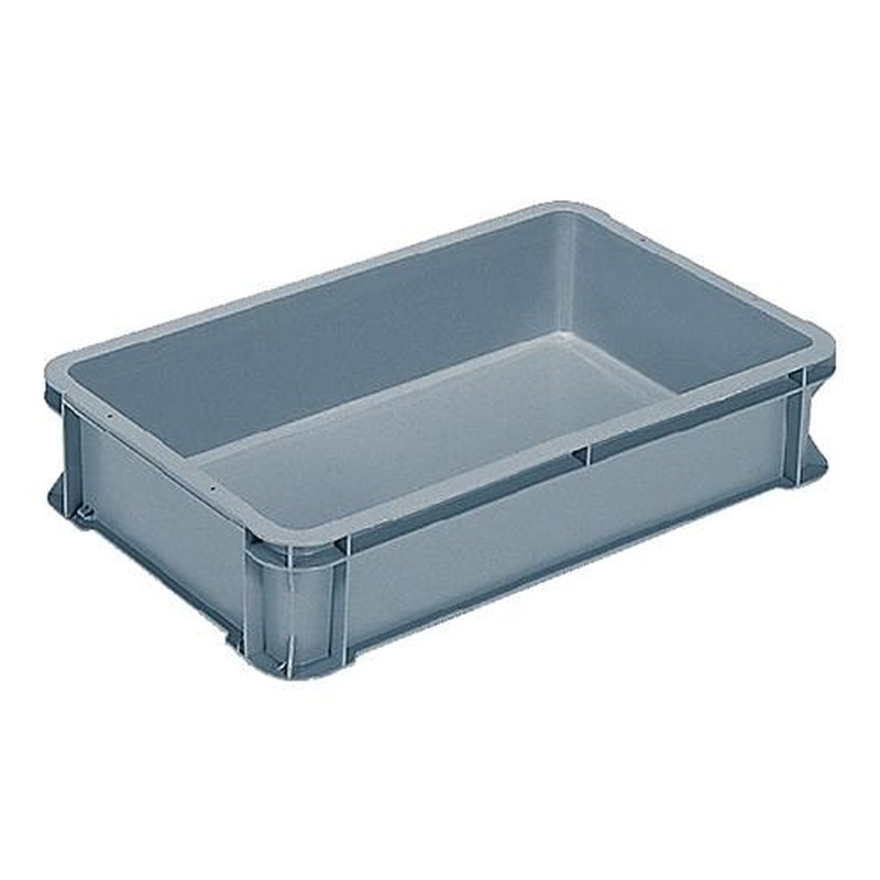 エスコ EA506AF-16 606x369x125mm/21.6Lコンテナ(グレー) 1個(ご注文単位1個)【直送品】