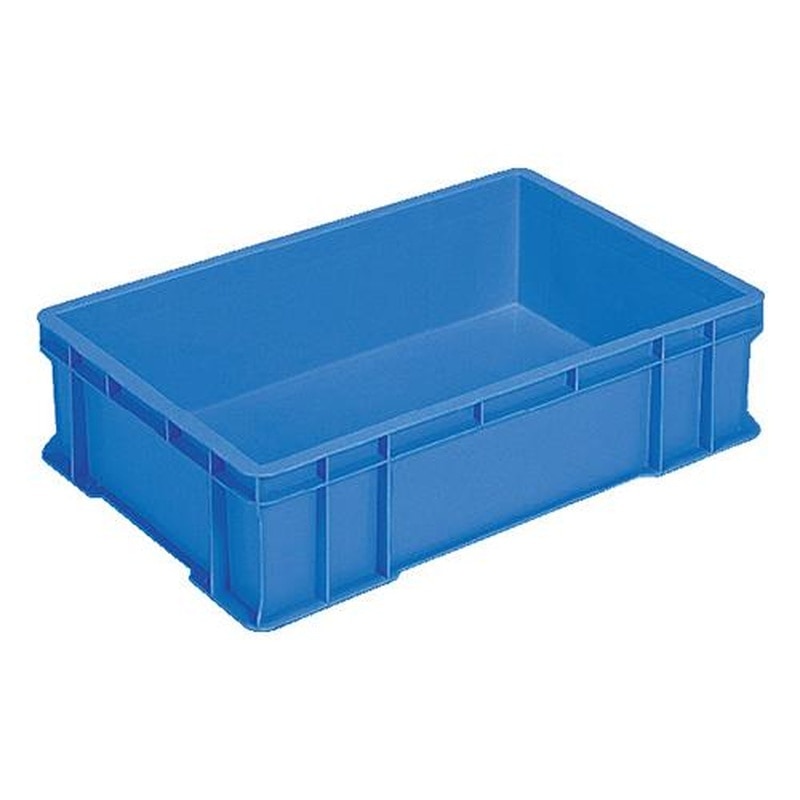 エスコ EA506AF-26 658x448x167mm/39.5Lコンテナ(ブルー) 1個(ご注文単位1個)【直送品】
