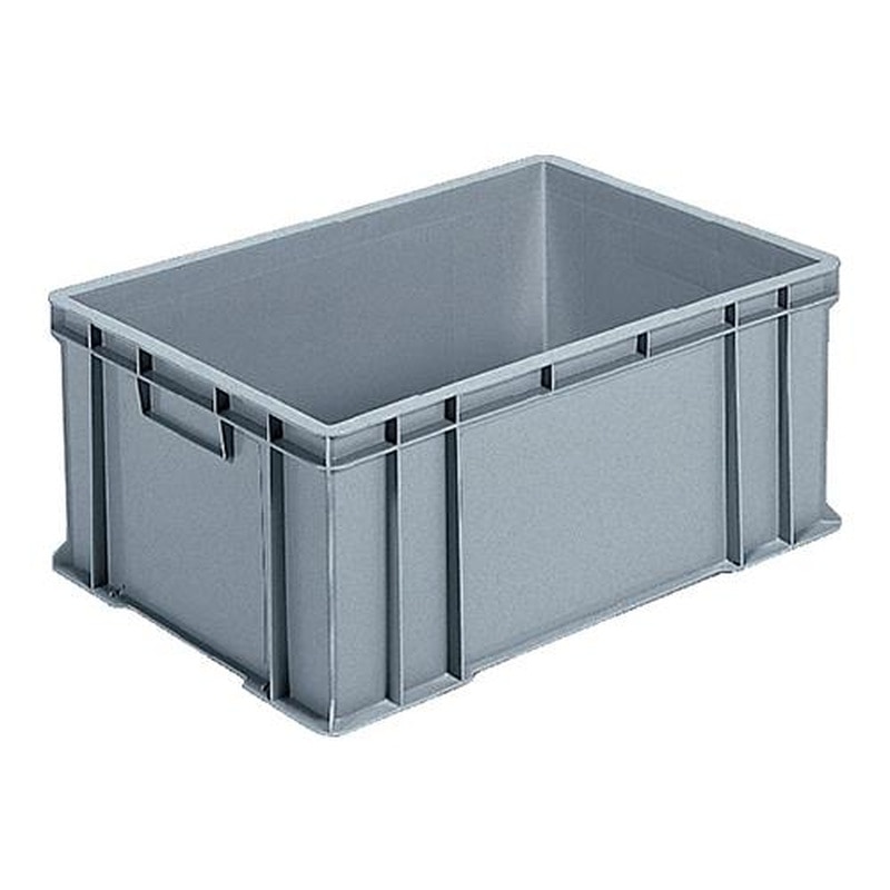 エスコ EA506AF-33 658x448x268mm/64.2Lコンテナ(グレー) 1個(ご注文単位1個)【直送品】