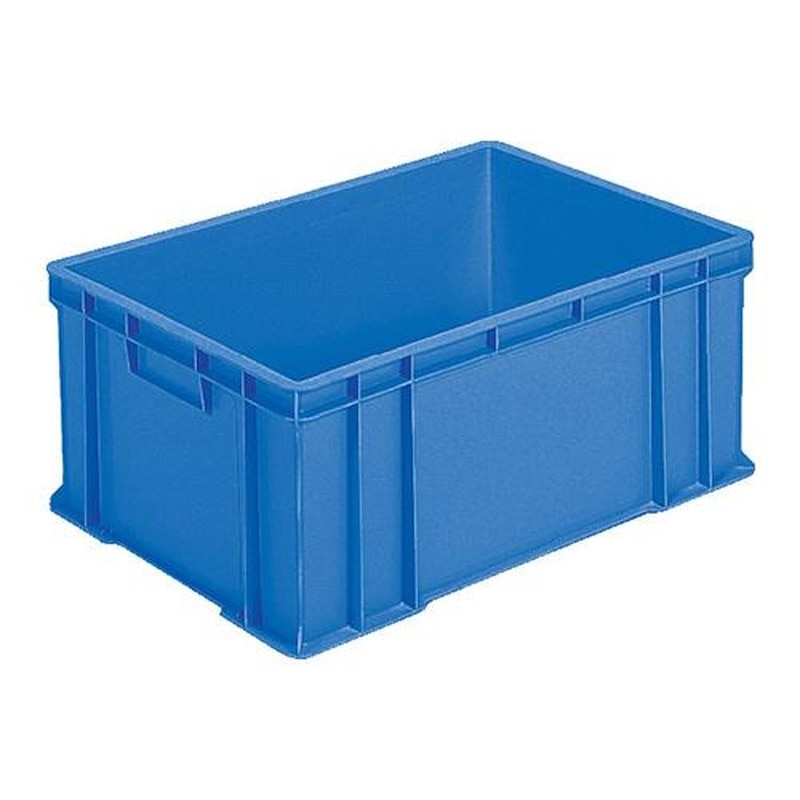 エスコ EA506AF-34 658x448x268mm/64.2Lコンテナ(ブルー) 1個(ご注文単位1個)【直送品】