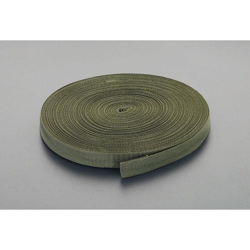 エスコ EA628PT-9 20x1.0mm/50mベルト・綾織平(PP製・OD色) 1個（ご注文単位1個）【直送品】