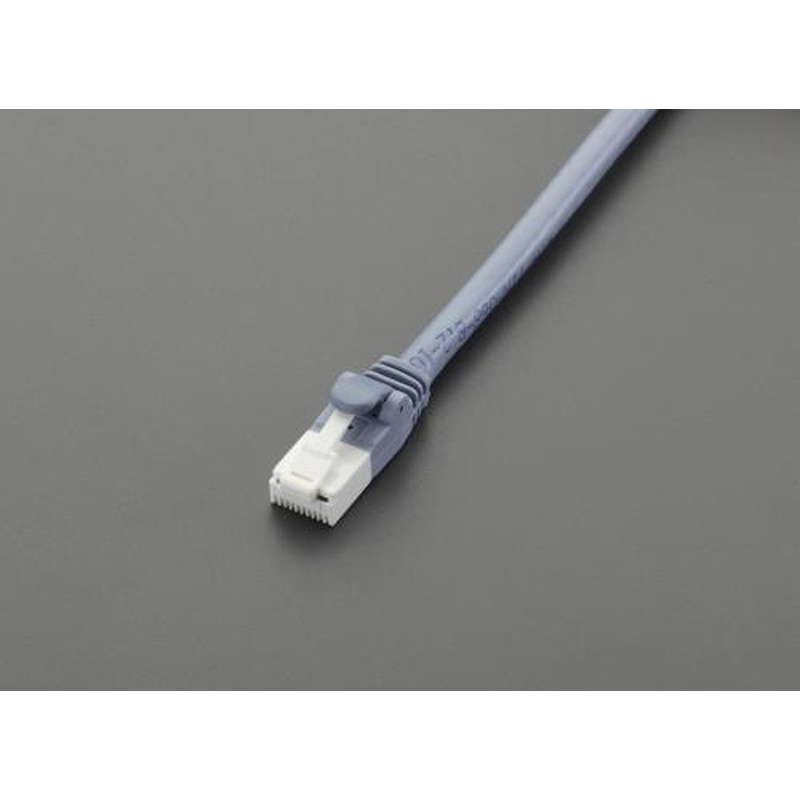 エスコ EA764BB-15A 15mLANケーブル(カテゴリー6A準拠)［ブルー] 1個（ご注文単位1個）【直送品】