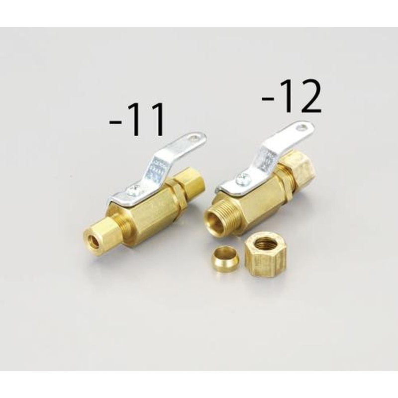 エスコ EA496DC-11 1/4”冷媒用ボールバルブ 1個(ご注文単位1個)【直送品】