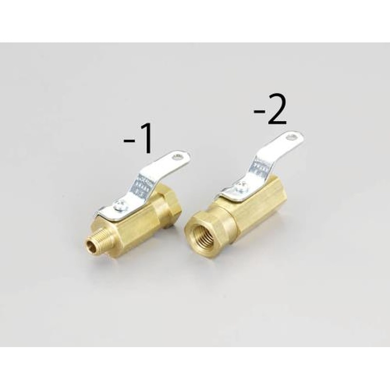 エスコ EA496DC-2 NPT1/4”xNPT1/4”ボールバルブ 1個(ご注文単位1個)【直送品】
