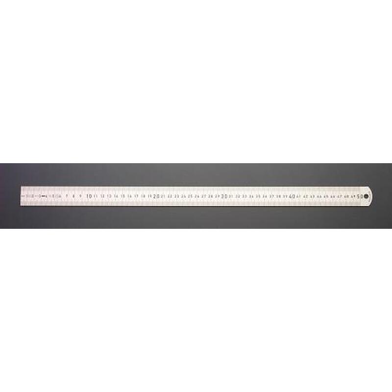 エスコ EA720YC-50A 500x30mm直尺(ステンレス製) 1個（ご注文単位1個）【直送品】