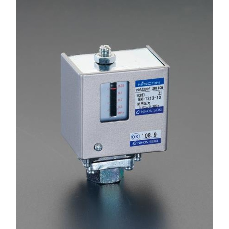 エスコ EA153CG-13 G3/8”/0.03-0.3MPa圧力スイッチ 1個（ご注文単位1個）【直送品】