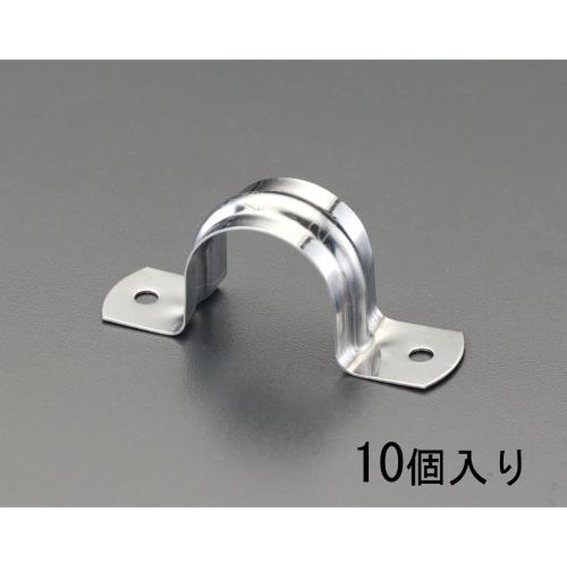 エスコ EA440BA-13S 13Aサドルバンド(ステンレス製/10個) 1個(ご注文単位1個)【直送品】