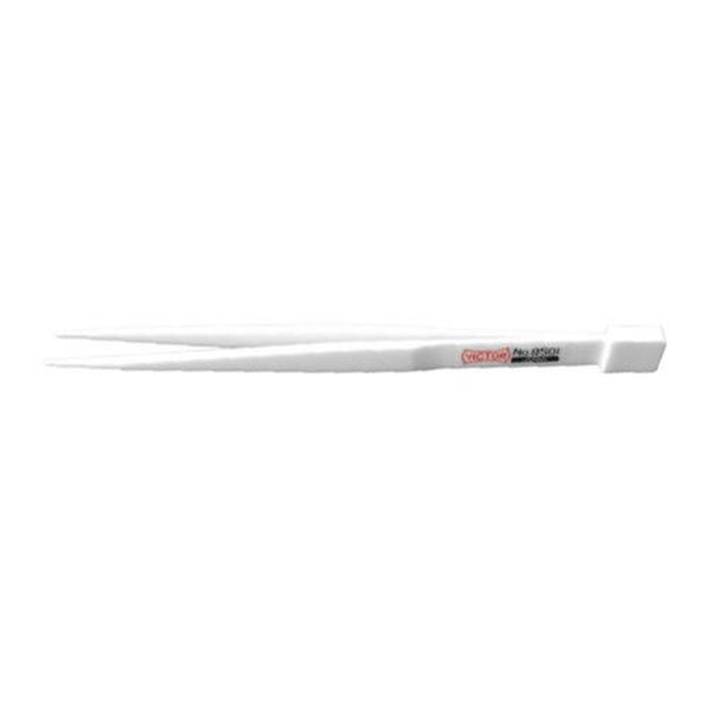 エスコ EA595VC-1 125mm先丸セラミックピンセット(スジ無し) 1個（ご注文単位1個）【直送品】