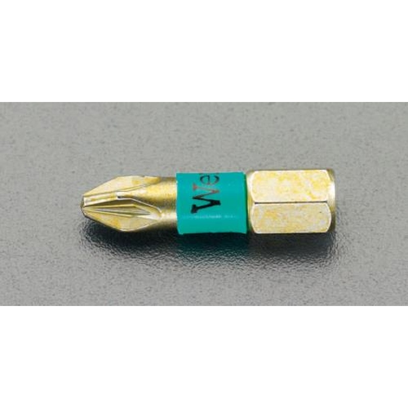 エスコ EA611AP-2 PZ2x25mm［Pozidriv]ドライバービット 1個（ご注文単位1個）【直送品】