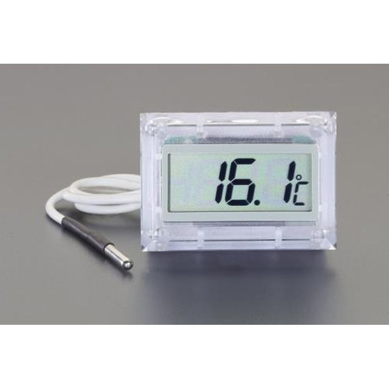 エスコ EA728EF-3 -40℃~110℃組込み型温度計(防水型) 1個（ご注文単位1個）【直送品】