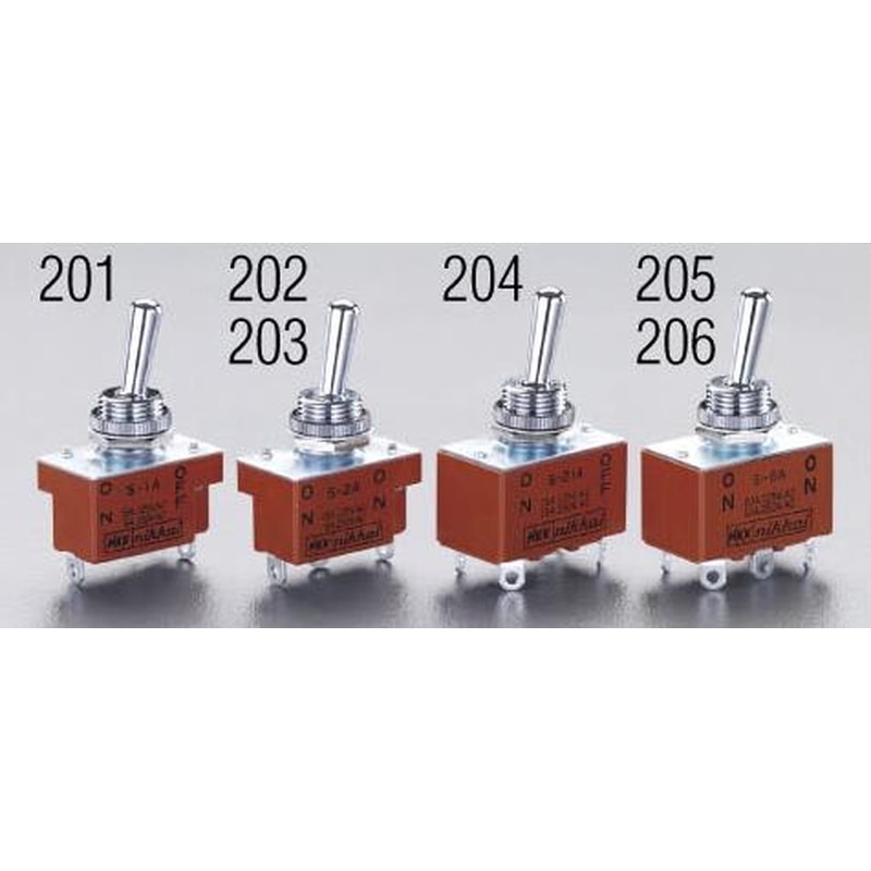エスコ EA940DH-201 125V/15A単極単投/トグルスイッチ 1個(ご注文単位1個)【直送品】