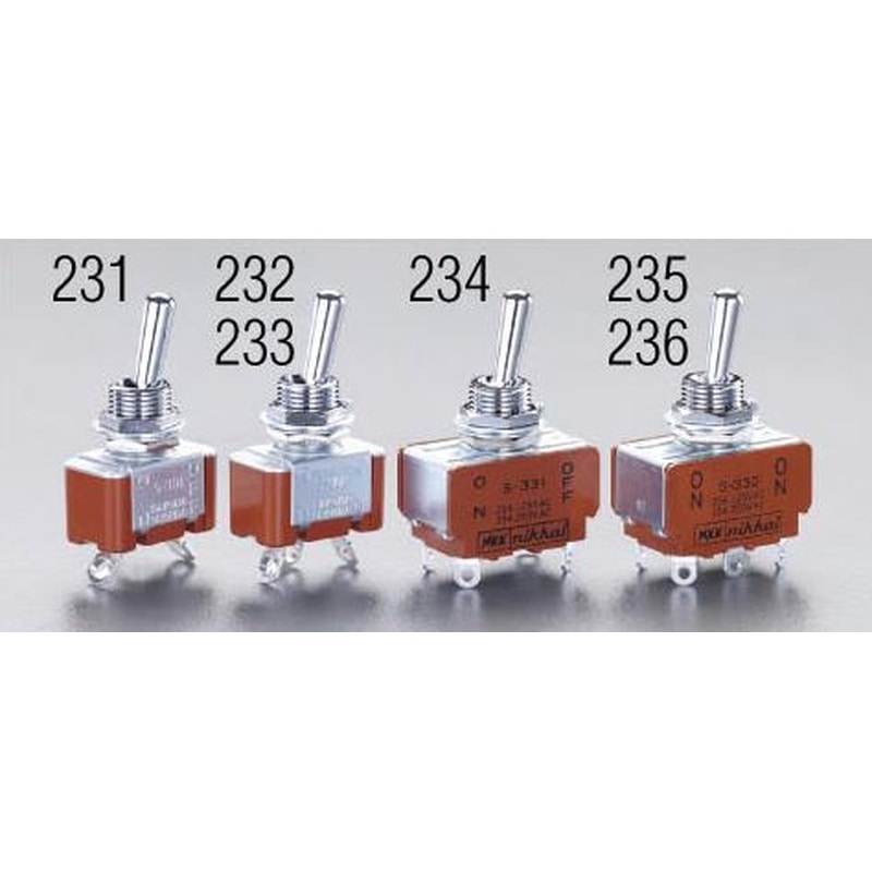 エスコ EA940DH-232 125V/15A単極双投/トグルスイッチ 1個（ご注文単位1個）【直送品】