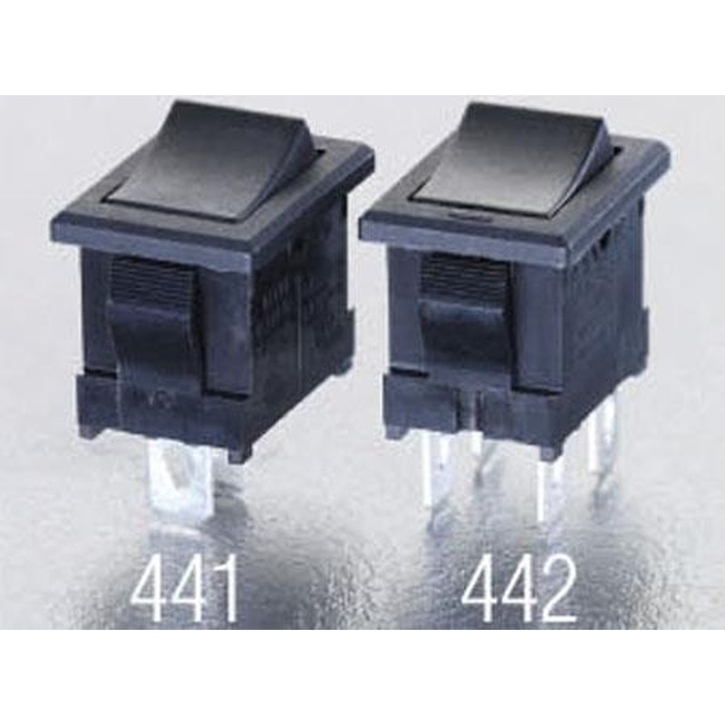 エスコ EA940DH-442 125V/10A2極単投/ロッカースイッチ(高容量型) 1個(ご注文単位1個)【直送品】