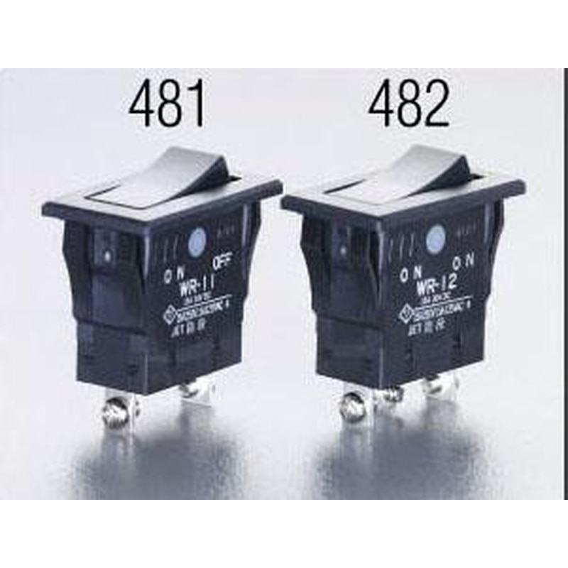エスコ EA940DH-482 125V/15A単極双投/ロッカースイッチ(防水型) 1個（ご注文単位1個）【直送品】
