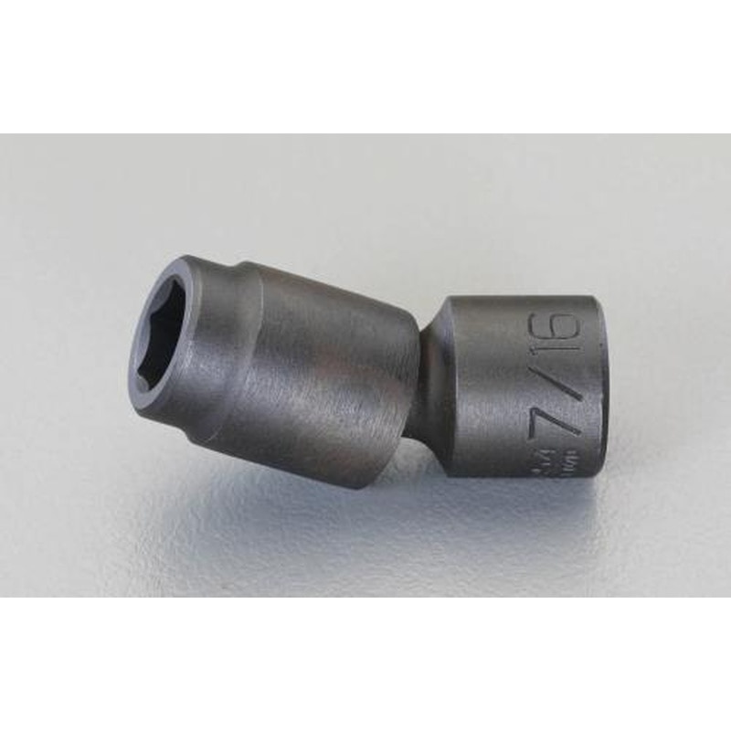 エスコ EA164WD-2 3/8”DRx7/16”ユニバーサルインパクトソケット 1個(ご注文単位1個)【直送品】