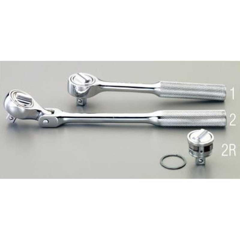 エスコ EA618WE-1 3/8”DR/178mmラチェットハンドル 1個（ご注文単位1個）【直送品】