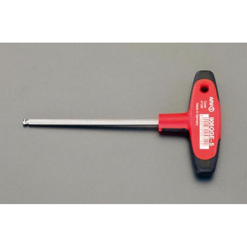 エスコ EA573AG-4 4.0x150mm［BallHexagon]T型ドライバー 1個（ご注文単位1個）【直送品】