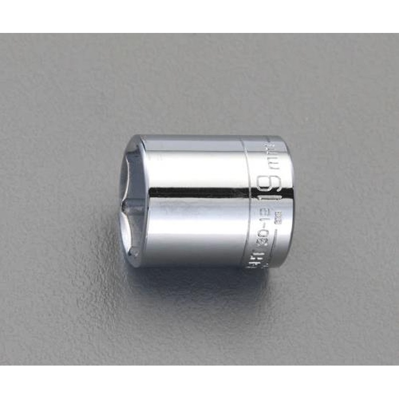 エスコ EA618WA-19 3/8”DRx19mmソケット 1個（ご注文単位1個）【直送品】