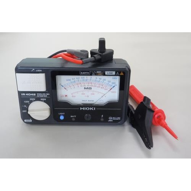 エスコ EA709BB-2 アナログ絶縁抵抗計(4レンジ) 1個(ご注文単位1個)【直送品】