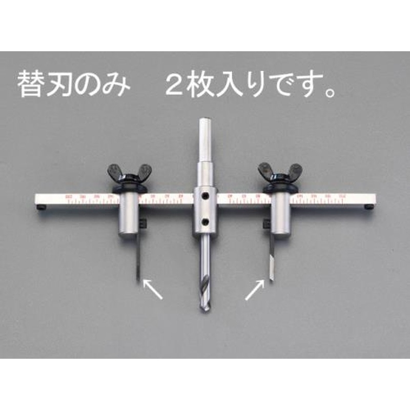 エスコ EA827A-3B 替刃(EA827A-1B・EA827AP用/2枚) 1個(ご注文単位1個)【直送品】