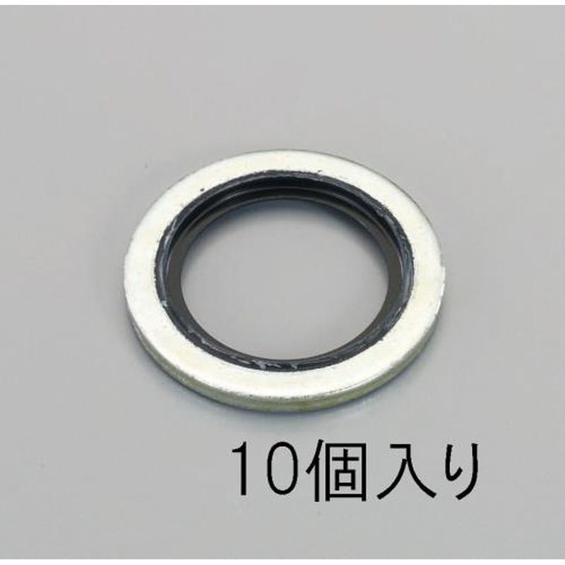 エスコ EA423MX-4 BSP1/2”シールワッシャー(10個) 1個（ご注文単位1個）【直送品】