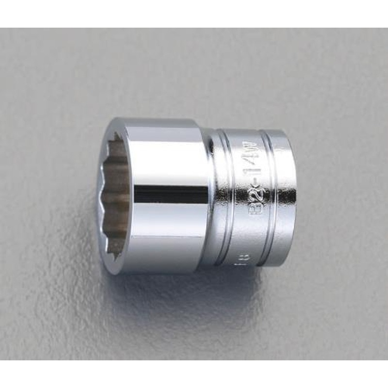 エスコ EA618NJ-107 1/4”DRx7/16”ソケット 1個（ご注文単位1個）【直送品】