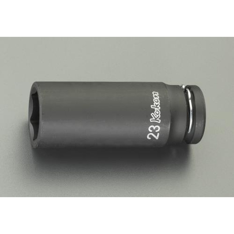 エスコ EA164DG-23 1/2”DRx23mmインパクトディープソケット 1個（ご注文単位1個）【直送品】