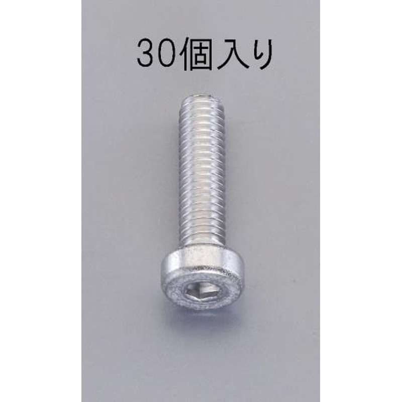 エスコ EA949DH-143 M4x12mm［低頭]六角穴付ボルト(ステンレス/30本) 1個（ご注文単位1個）【直送品】