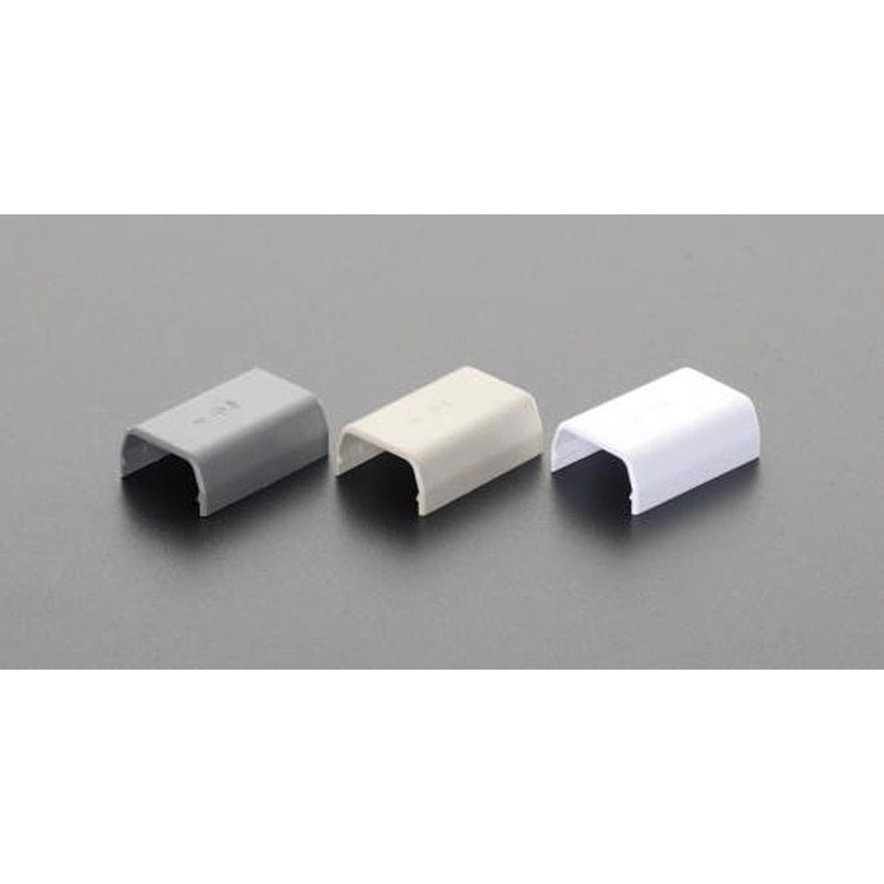 エスコ EA947HM-101D 16mmモール用連結(プラスチック製/灰/2個) 1個（ご注文単位1個）【直送品】