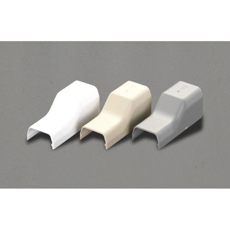 エスコ EA947HM-108J 28x65mmモール継手コーナー(プラスチック/ベージュ/2個) 1個（ご注文単位1個）【直送品】