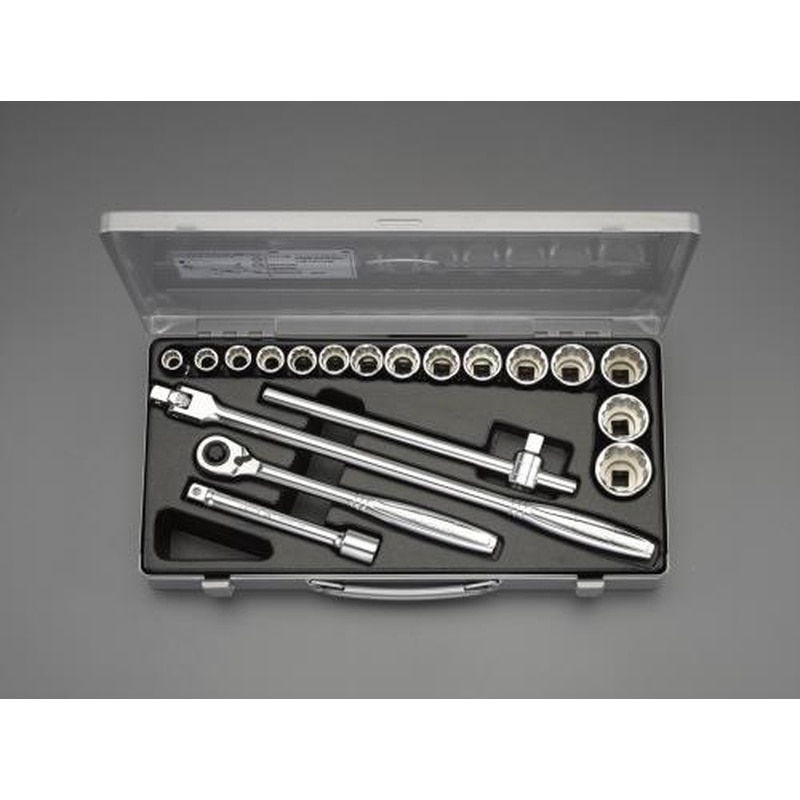 エスコ EA618K-3 1/2”DRソケットレンチセット 1個（ご注文単位1個）【直送品】