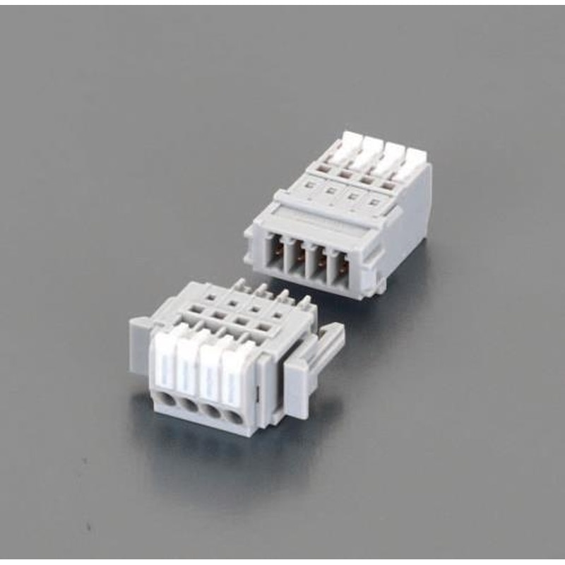 エスコ EA940DM-73A 300V/5Aスクリューレス端子台(3P) 1個(ご注文単位1個)【直送品】