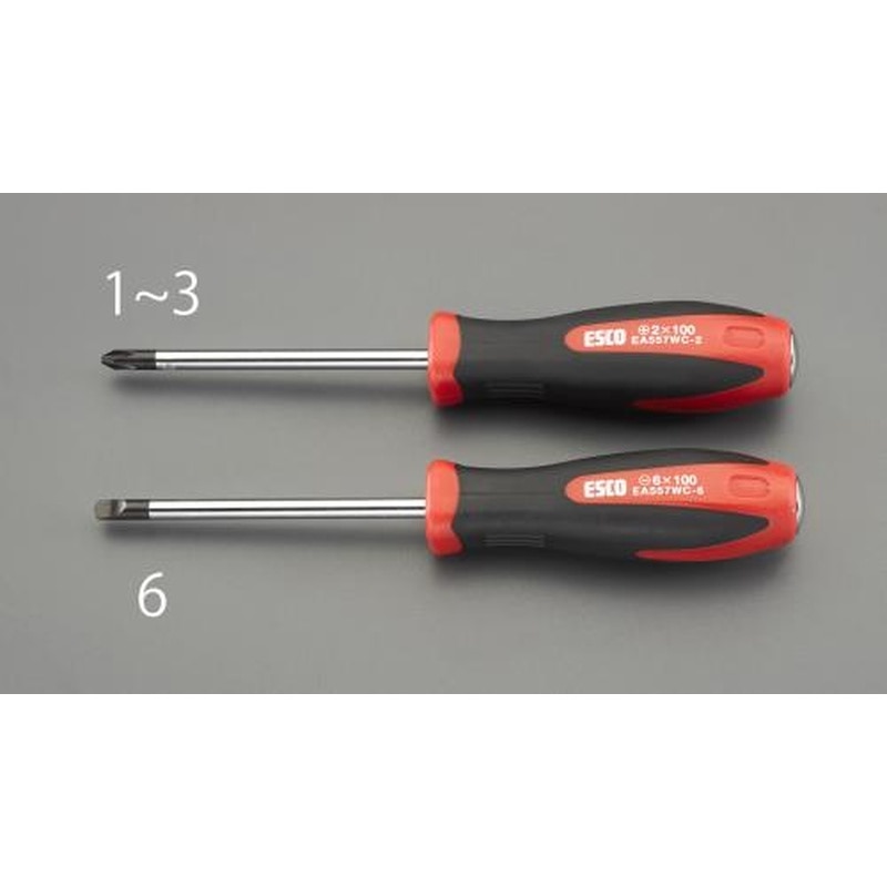 エスコ EA557WC-3 #3x150mm［＋]ブレイクビスドライバー 1個（ご注文単位1個）【直送品】