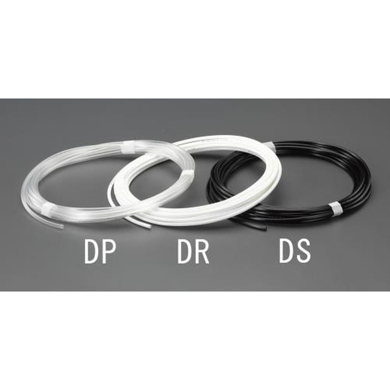 エスコ EA125DR-4B 4.0/6.0mmx5mソフトウレタンチューブ(耐摩耗/ホワイト) 1個（ご注文単位1個）【直送品】