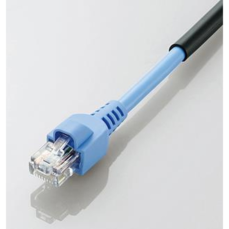 エスコ EA764BF-110 10m屋外用LANケーブル(CAT5準拠) 1個（ご注文単位1個）【直送品】