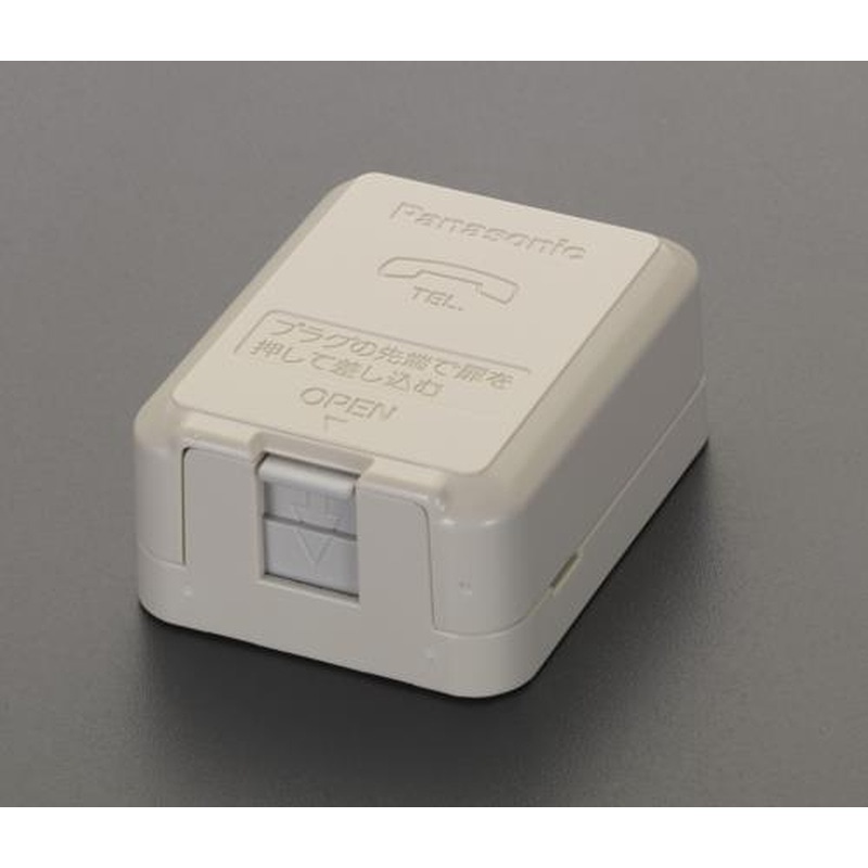 エスコ EA940CE-167 モジュラージャック(電話用/2心) 1個(ご注文単位1個)【直送品】