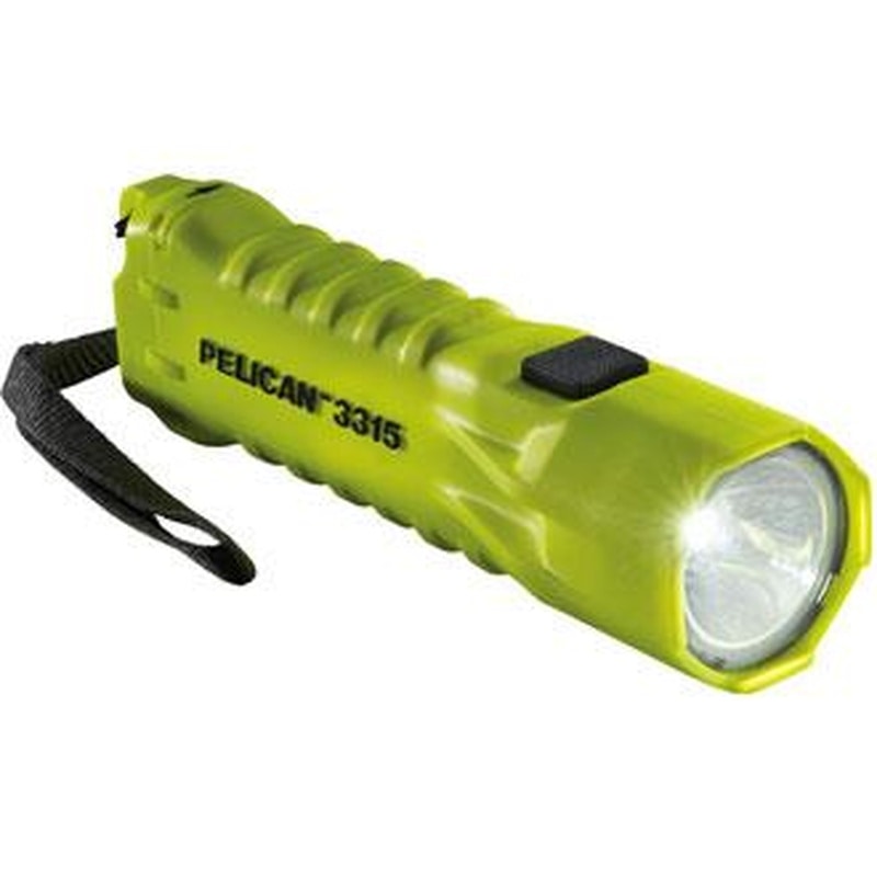 エスコ EA758WE-41[単3x3本]フラッシュライト/LED(防爆構造/黄) 1個（ご注文単位1個）【直送品】