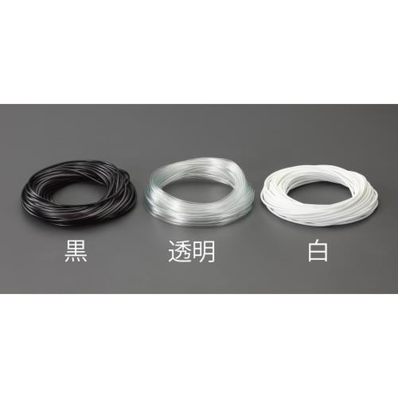エスコ EA944AE-113 4.0x0.4mmx100mビニール絶縁チューブ(透明 1個（ご注文単位1個）【直送品】